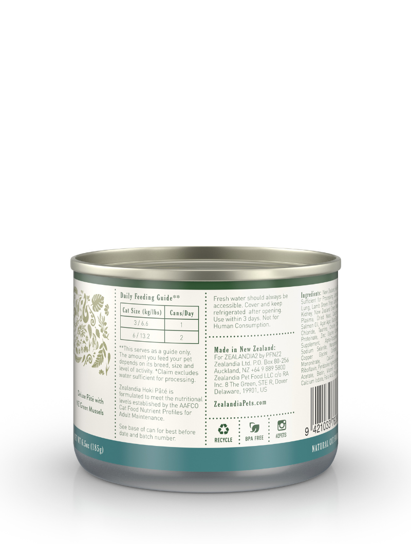ZEALANDIA Hoki Fish Pate Cat 24 x 185g