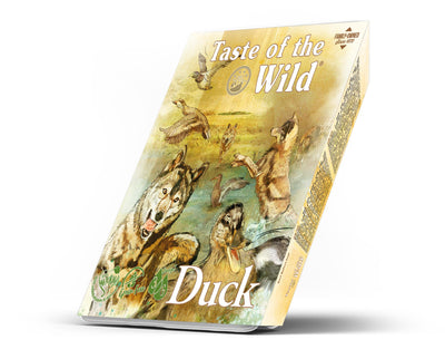 Taste of the Wild DUCK and Chicken with Fruit and Vegetable Tray for Adult Dogs 390g x 7