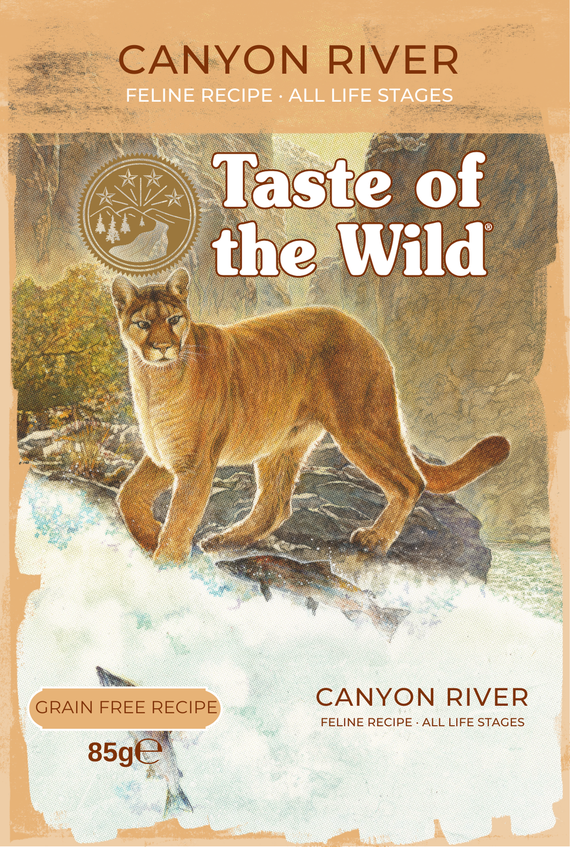 Taste of the Wild Canyon River Cat Chunks in Gravy Pouch 85g x 12