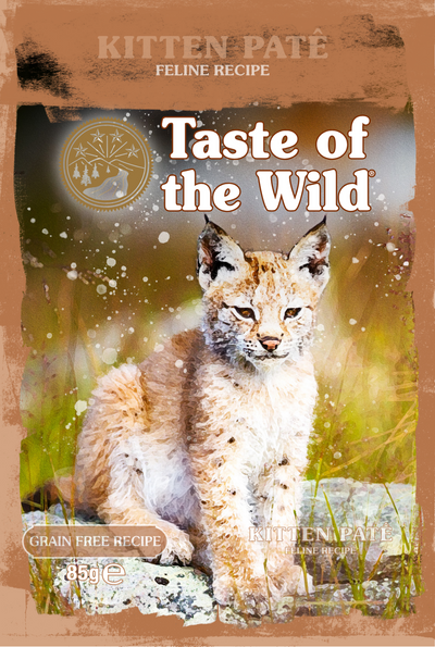 Taste of the Wild Kitten Chicken Pate Pouch 85g x 12