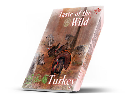 Taste of the Wild TURKEY and Duck with Fruit and Vegetables Tray for Adult Dogs 390g x 7