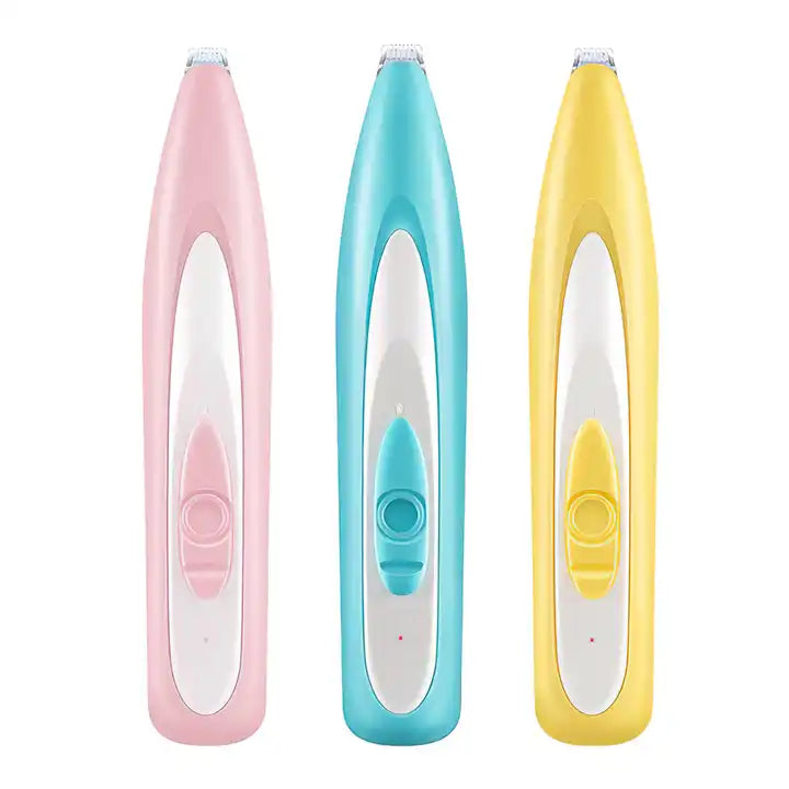 Pet Electric Hair Clipper Paw Trimmer with LED Light - USB Rechargeable