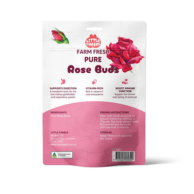 Farm Fresh Pure Rose Buds 60g for Rabbits& Guinea pigs - ChokyoPetStore