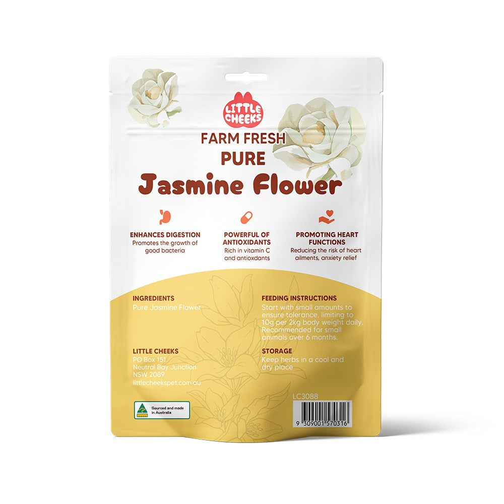 Farm Fresh Pure Jasmine Flower 25g for Rabbits& Guinea pigs