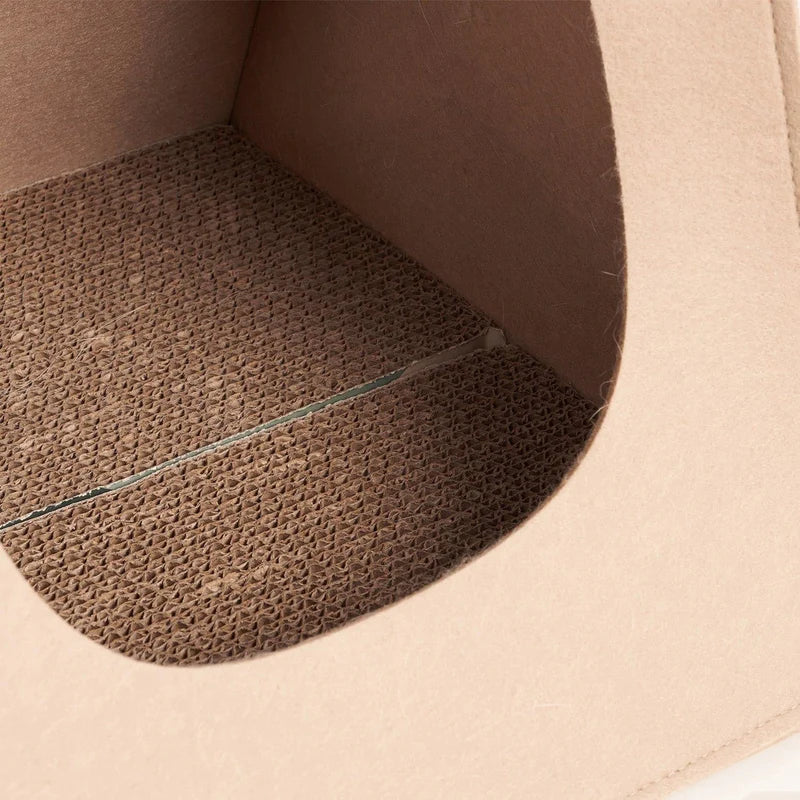 Makesure Portable Warm Folding Cat Scratching Cave