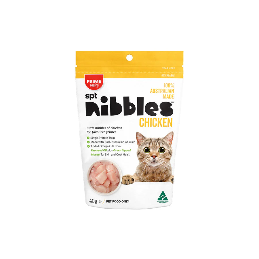 Prime100 SPT Nibbles Chicken Cat Treats 40g