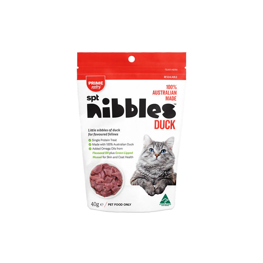 Prime100 SPT Nibbles Duck Cat Treats 40g