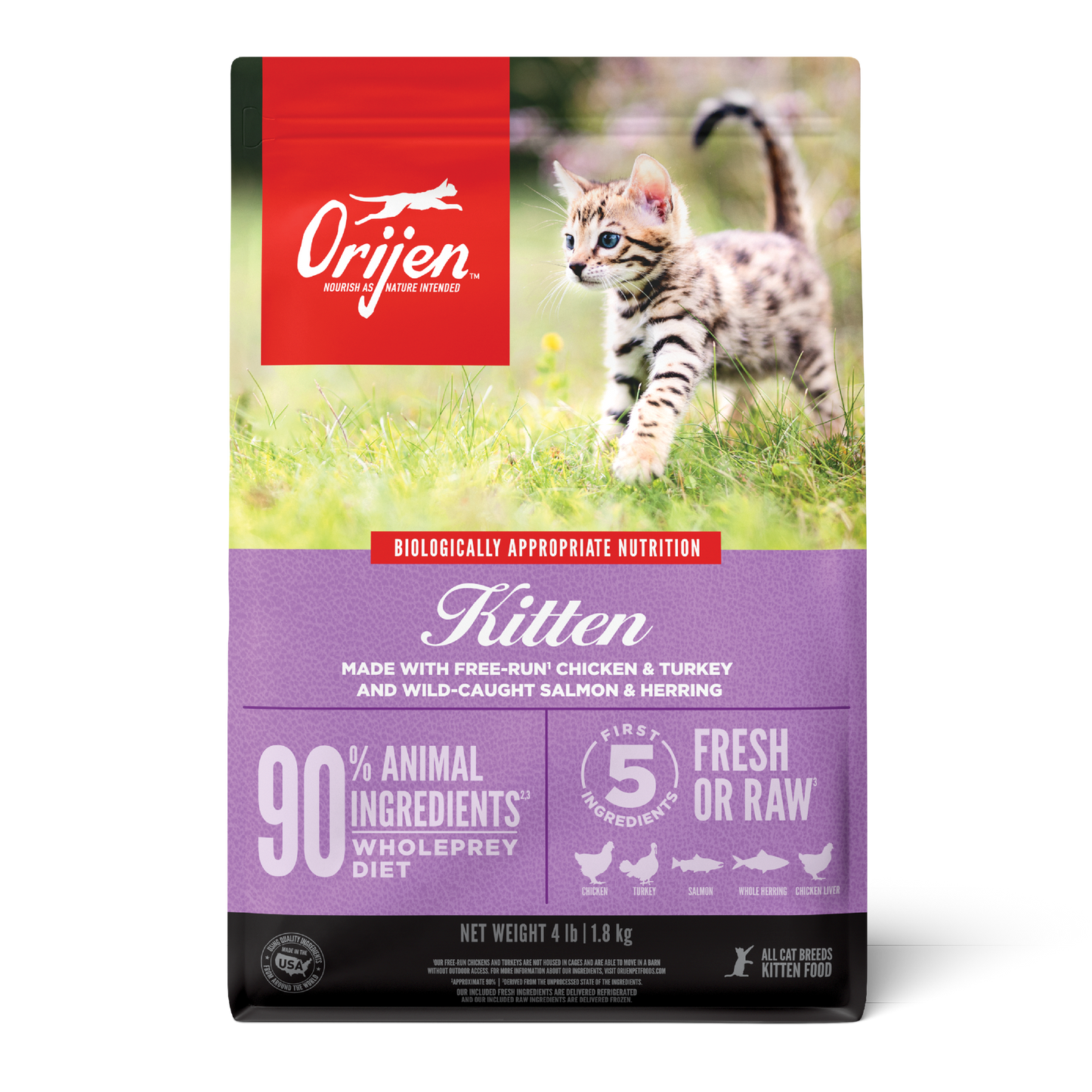 ORIJEN Kitten Grain-Free Dry Cat Food