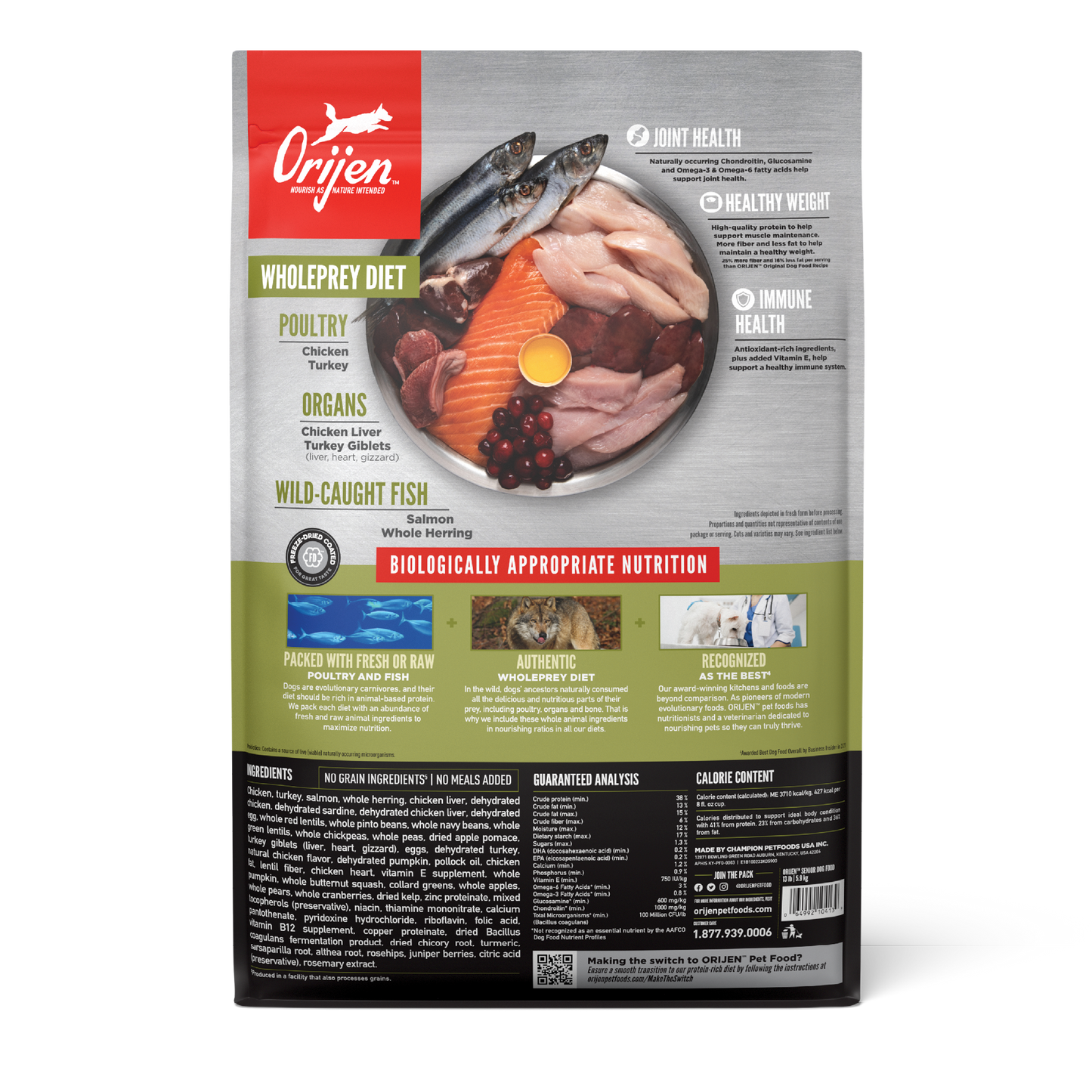 ORIJEN Senior Grain-Free Dry Dog Food