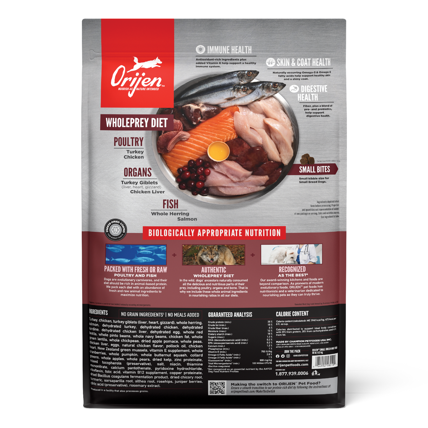 ORIJEN Small Breed Grain-Free Dry Dog Food
