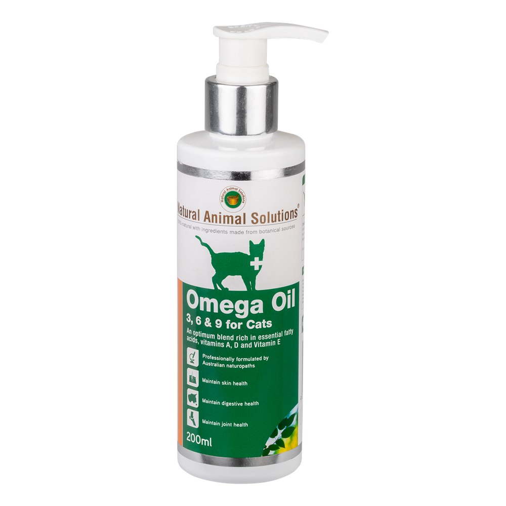 Natural Animal Solutions Omega Oil 3,6 & 9 for Cats 200ml