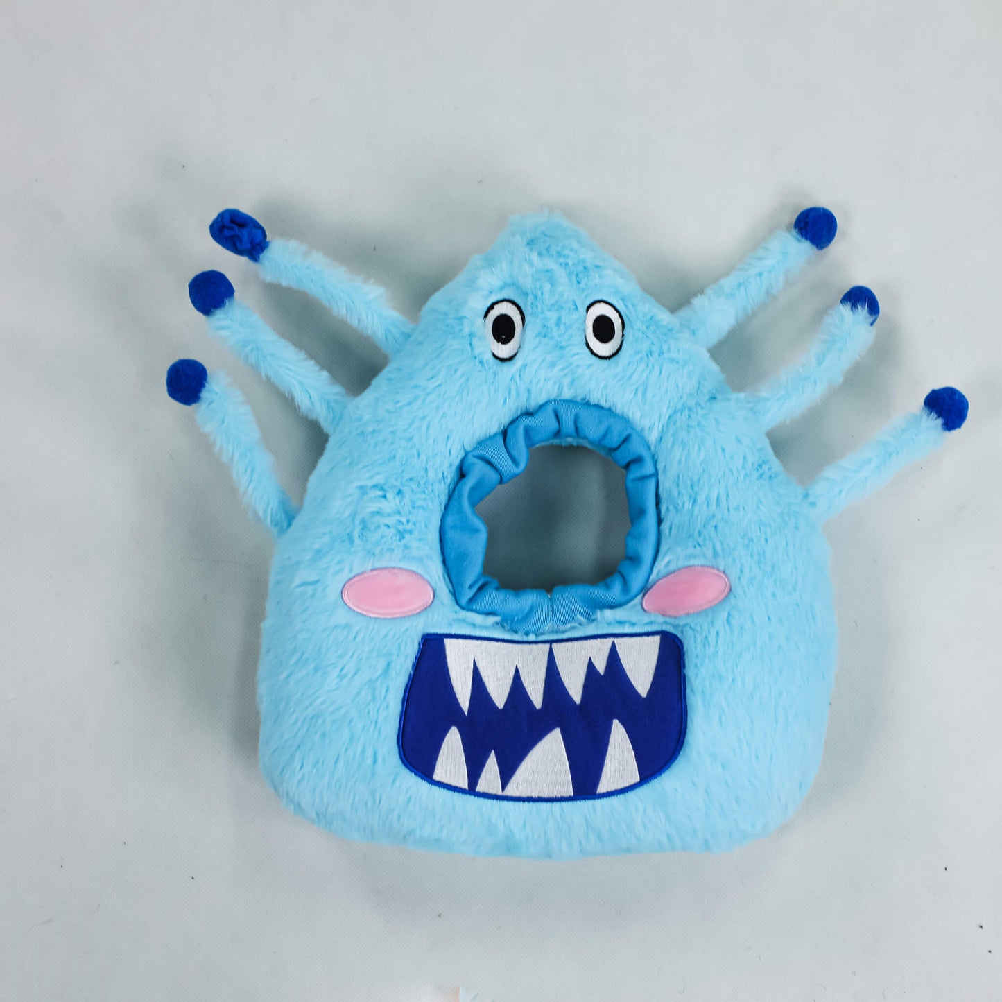 Fluffy monster pet collar