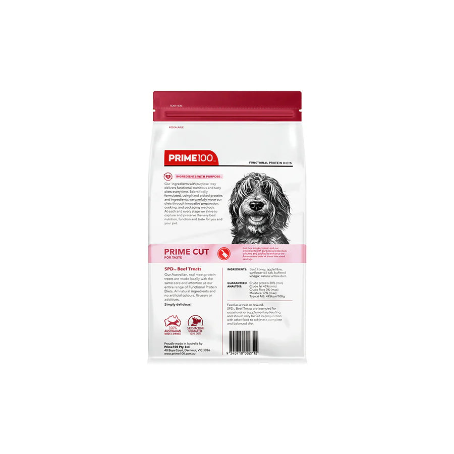 Prime100 SPT Cut Beef Treats 100g