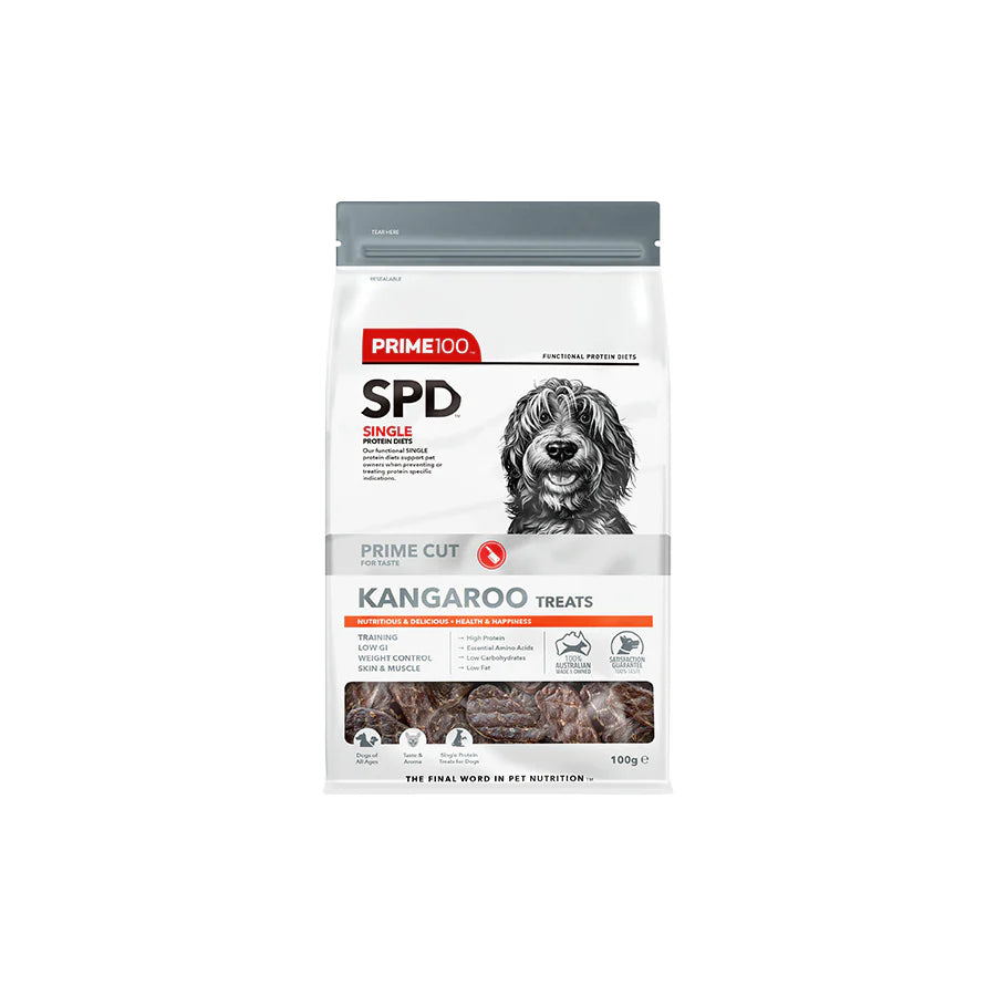 Prime100 SPT Cut Kangaroo Treats 100g