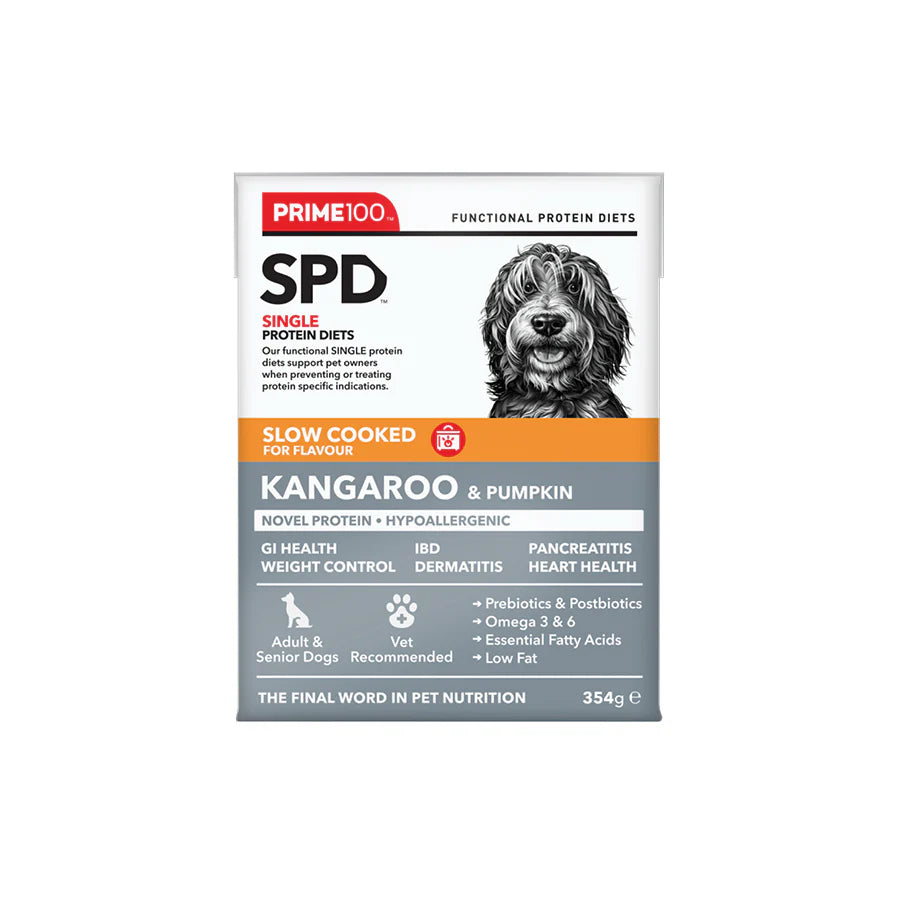 Prime100 SPT Slow Cooked Kangaroo & Pumpkin 354g