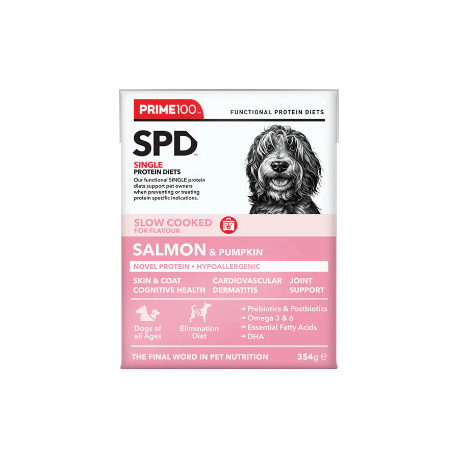 Prime100 SPT Slow Cooked Salmon & Pumpkin 354g