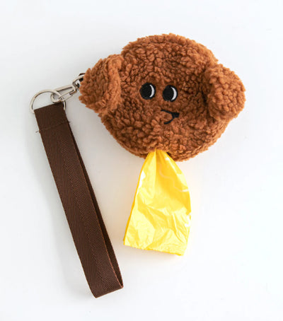 Bite Me Poodle Poop Bag Pouch