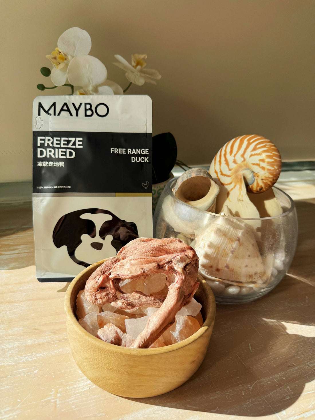 Freeze-Dried Duck Collar Bone 2–3pcs - ChokyoPetStore