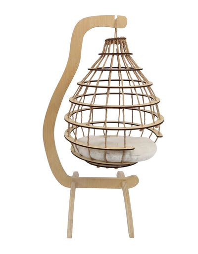 Cloud Hanging Cat Bed with Cushion - Chokyo Pet