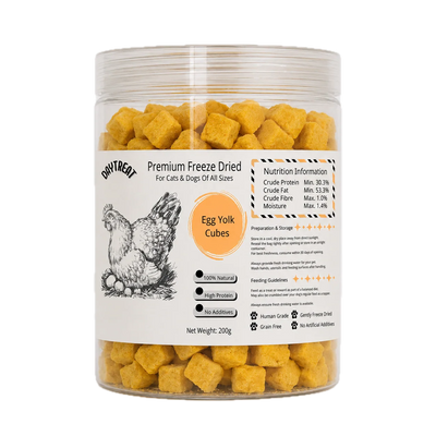 Daytreat Egg Yolk Cubes Freeze Dried Pet Treats 200g