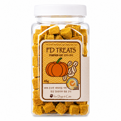 FD Treats Freeze Dried Pet Treats - Pumpkin and Oat 45g