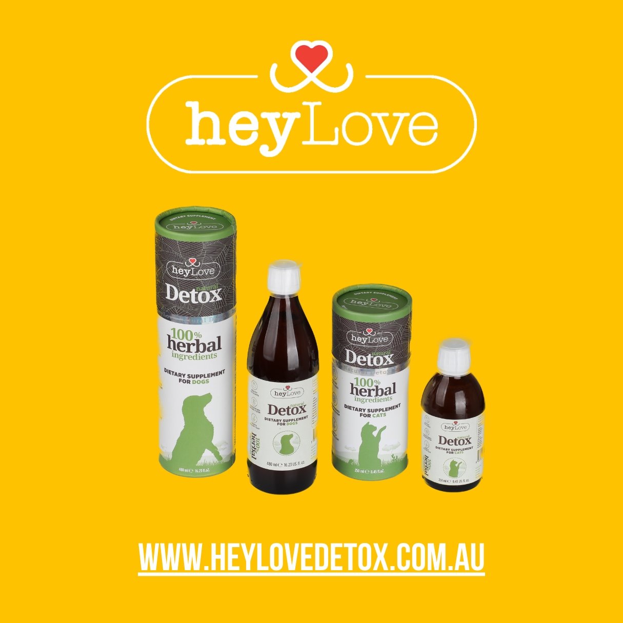 heyLove Herbal Cat Detox 250ml