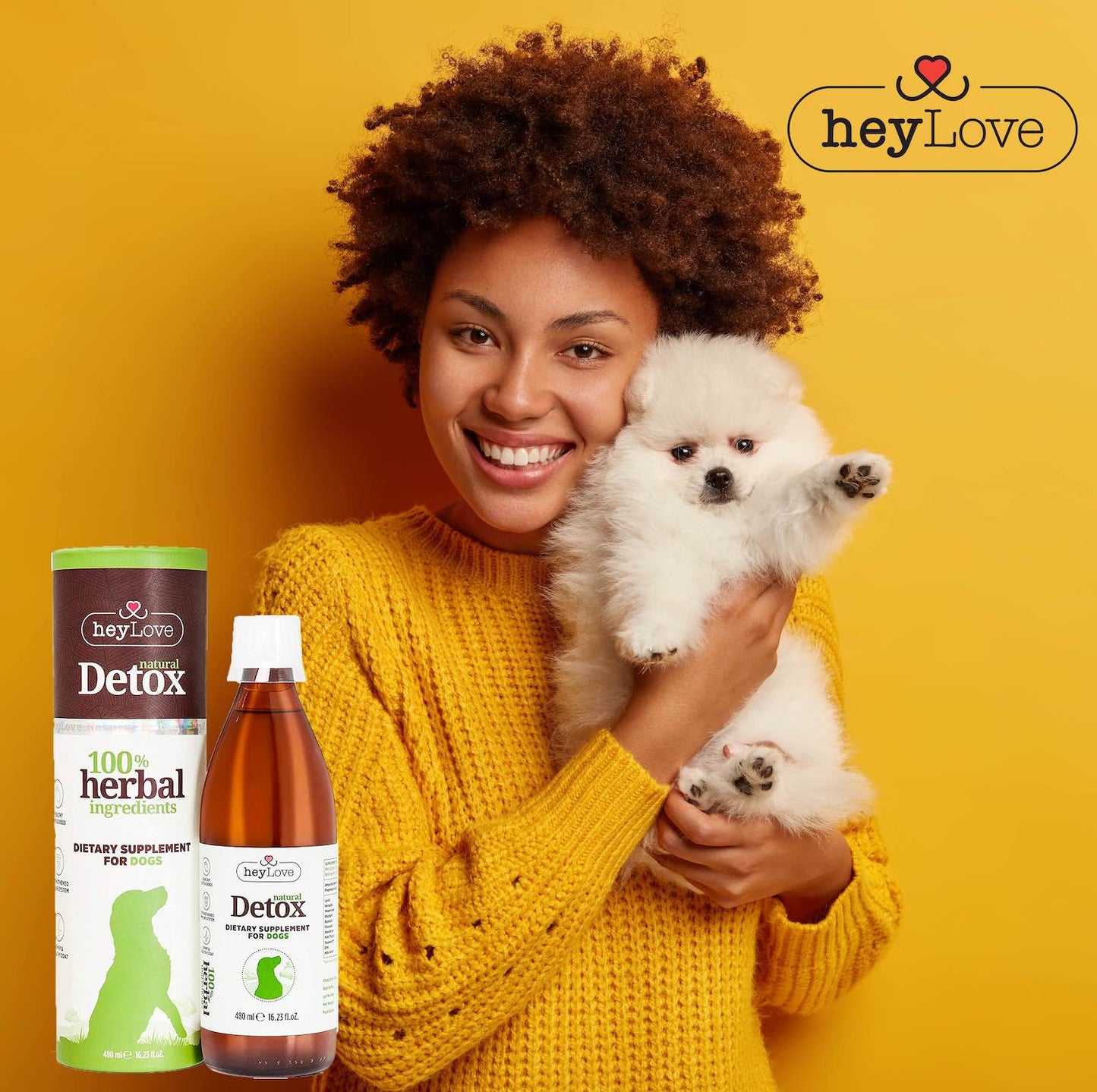 heyLove Herbal Dog Detox 480ml