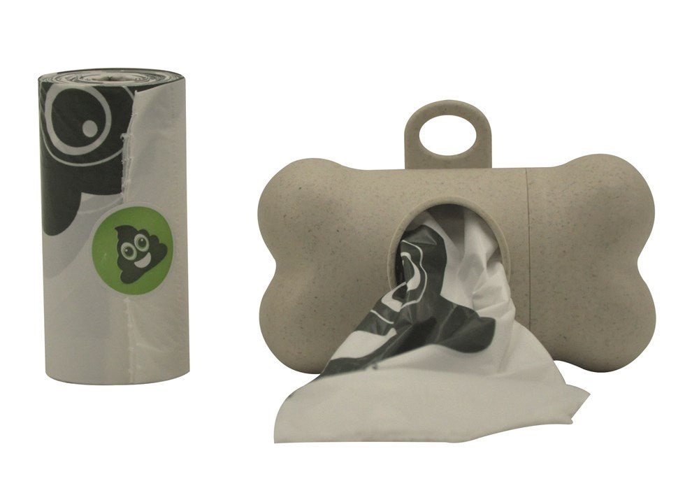 M-PETS POO BAMBOO Waste Bag Dispenser with Natural Vegetable - Chokyo Pet