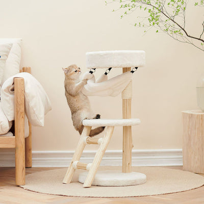 Petsbelle Devotion Solid Wood Cat Tree - ChokyoPetStore
