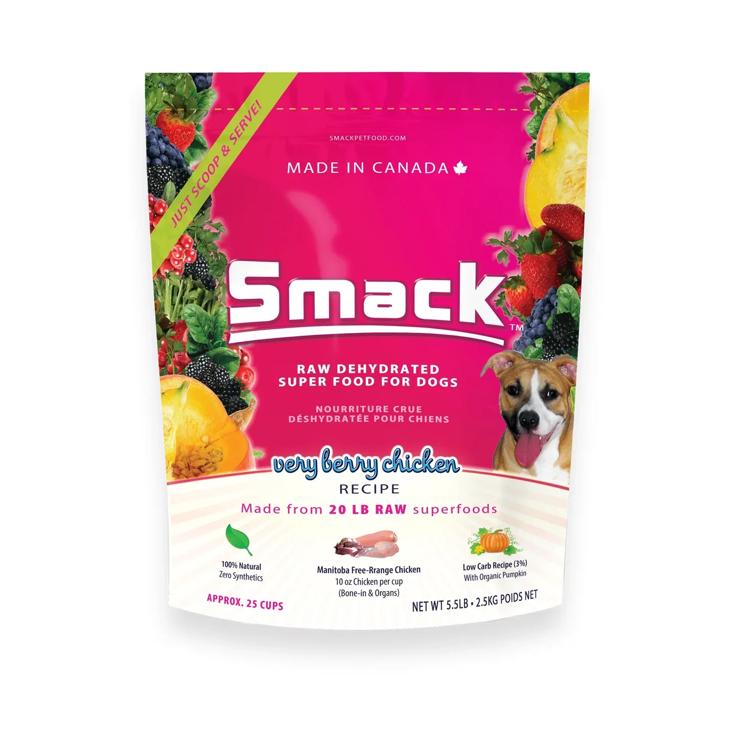 Smack Very Berry Chicken Dog Dry Food