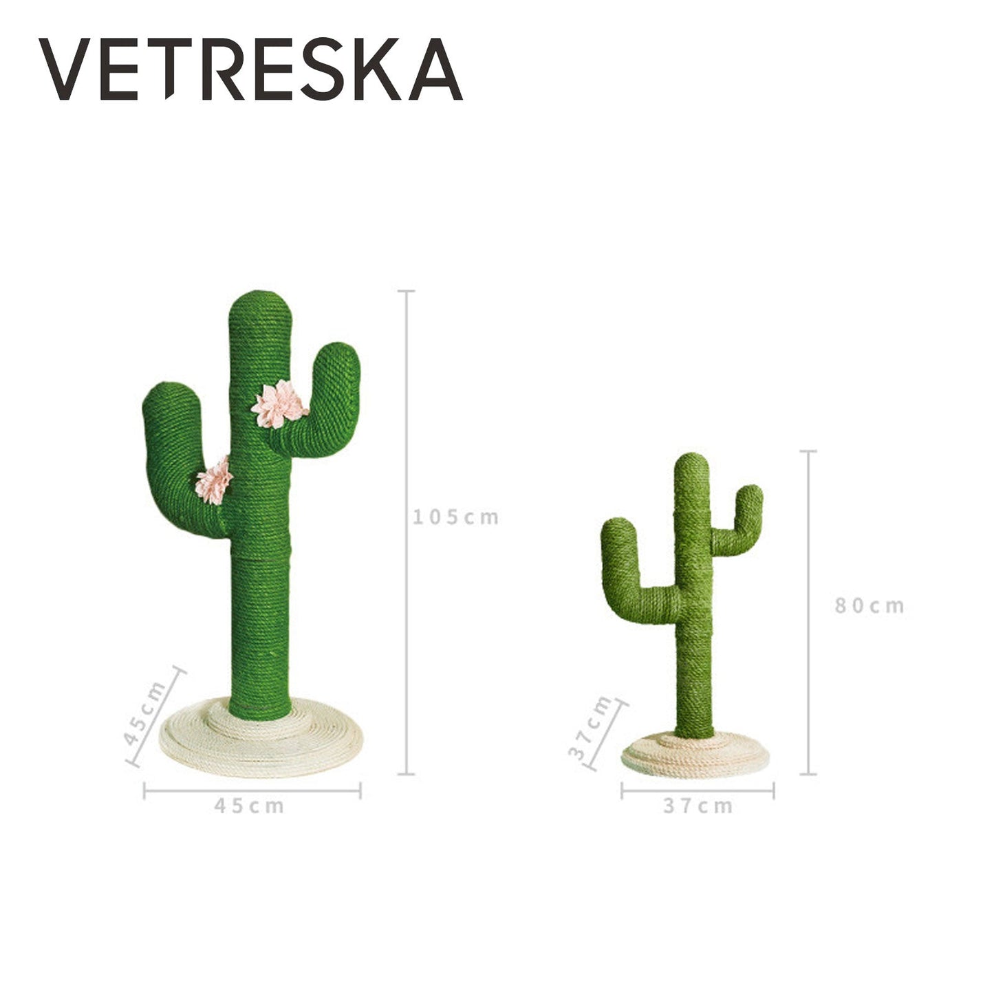 VETRESKA Fruity Cat Scratching Tree – CACTUS MINI