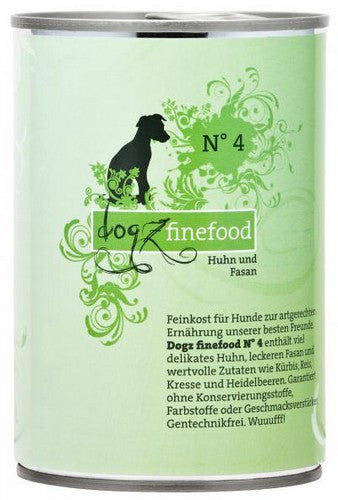DOGZ Finefood Classic N° 4 - Chicken & Pheasant 400g