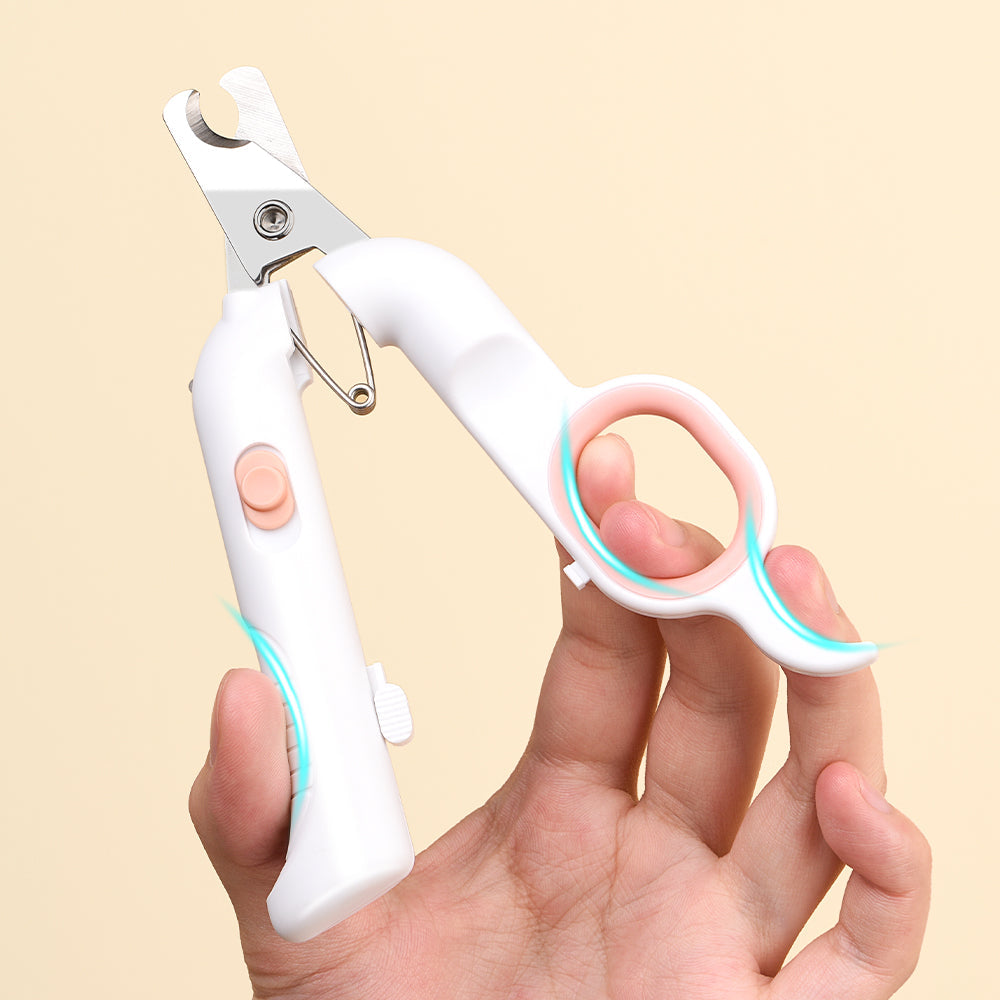Pakeway T10 Pet Nail Clipper (with LED)-Pink