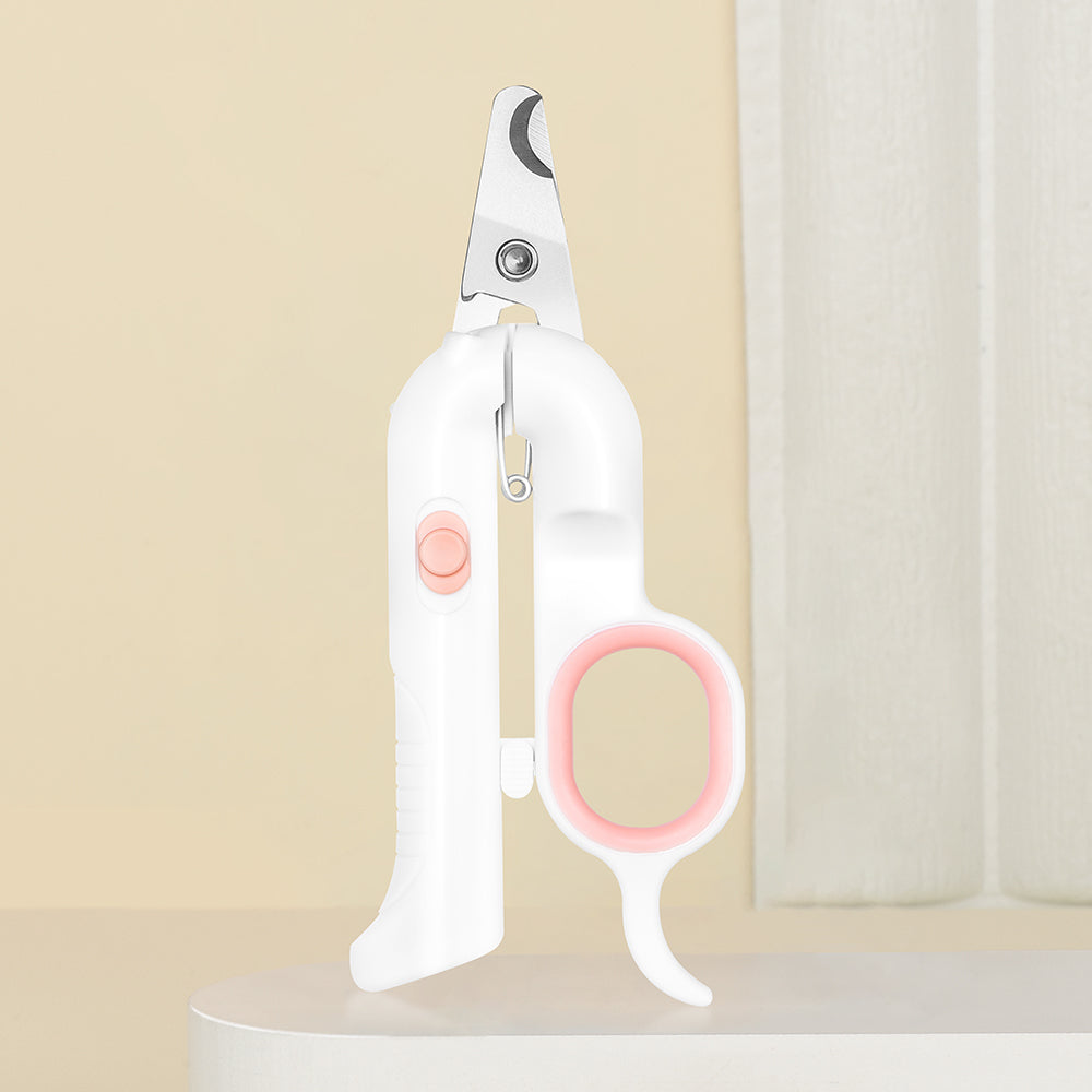 Pakeway T10 Pet Nail Clipper (with LED)-Pink