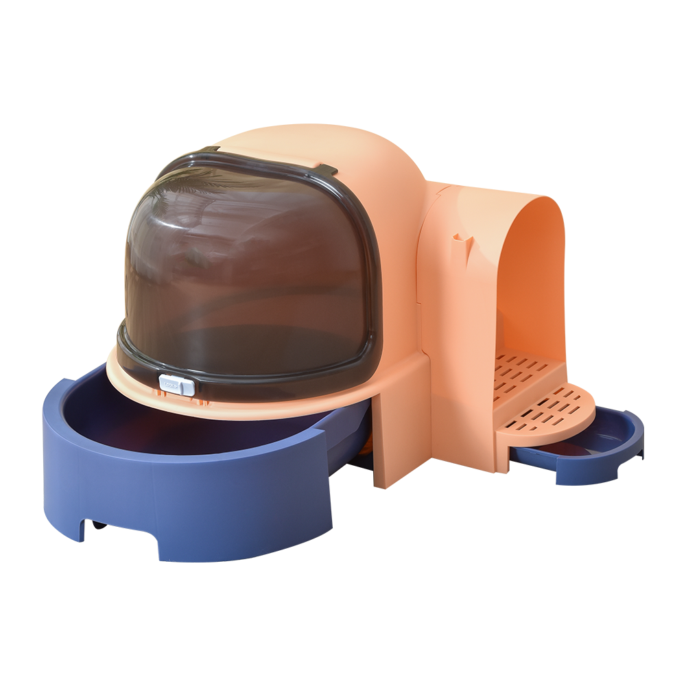 Petpure Pakeway Star Tunnel Cat Litter Box-Blue