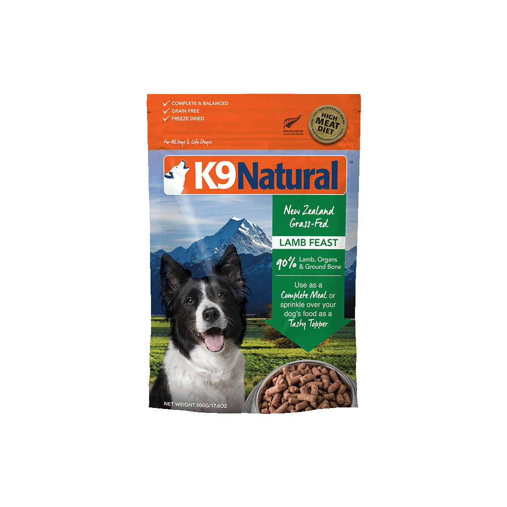 K9 Natural Freeze Dried Lamb Feast 500g