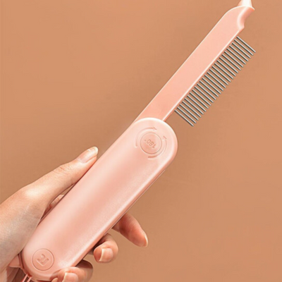 T9 foldable pet comb brush-Pink