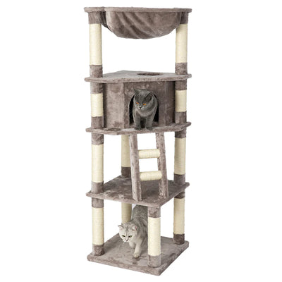 HONEYPOT CAT® Chipboard Flannel Cat Tree 158cm.Arrive within 3 weeks