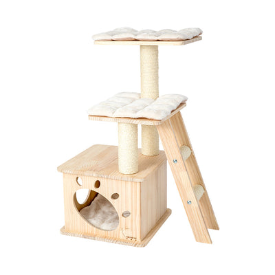 HONEYPOT CAT Solid Wood Cat Tree - 190229 (95cm).Arrive within 3 weeks