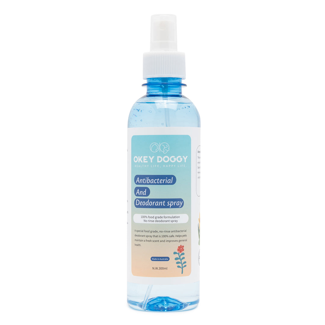 OKEY DOGGY Antibacterial and Deodorant Spray For Cats & Dogs 300ml EXPIRY 10/2024