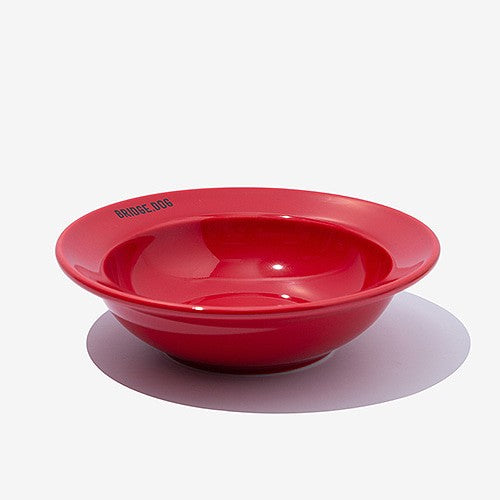 BRIDGE DOG MINI DISH RED (GLOSS)
