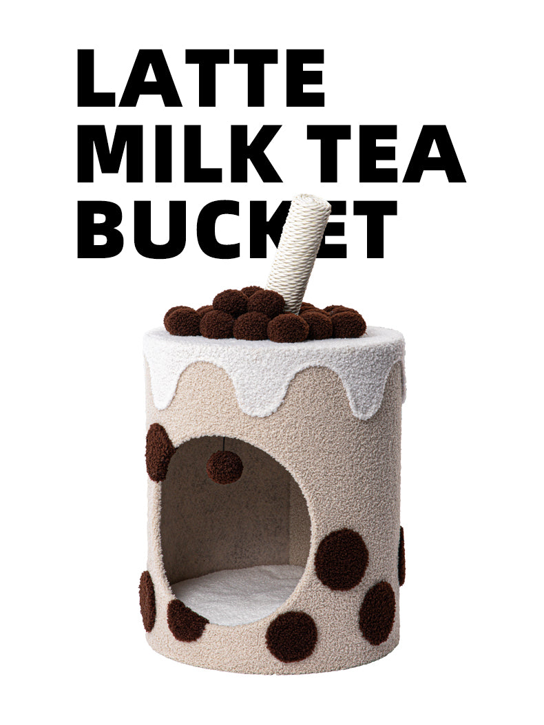 HONEYPOT CAT Latte Milk Tea Bucket - Irresistible Cat Milk Tea. Arrive within 2 months