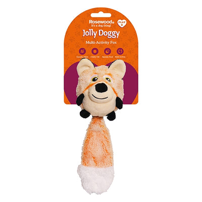 Rosewood Multi Activity Squeak Switch Fox