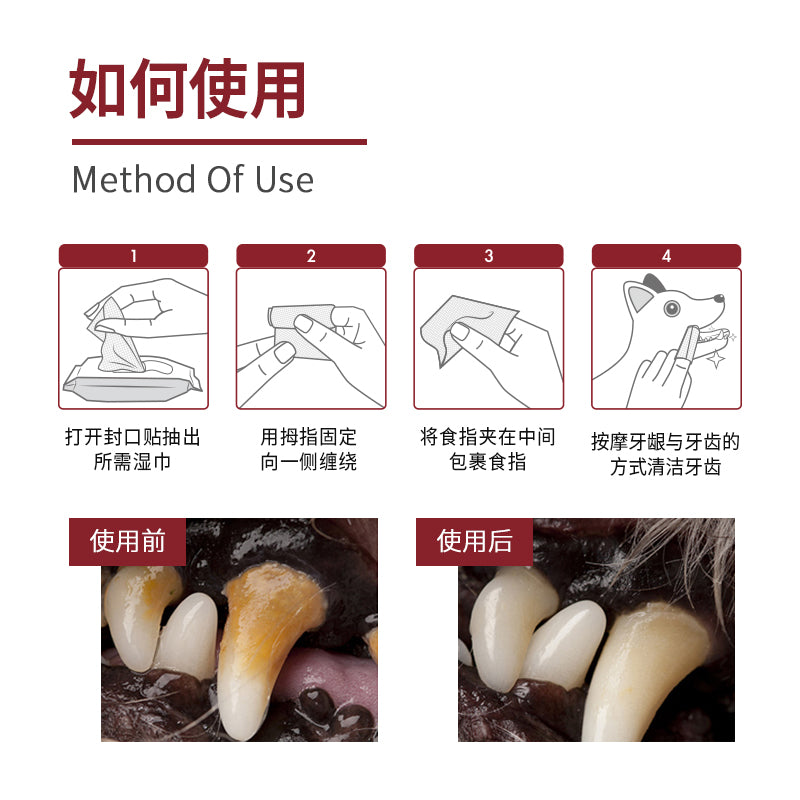 KOJIMA Pet Oral Cleaning Wetsheet