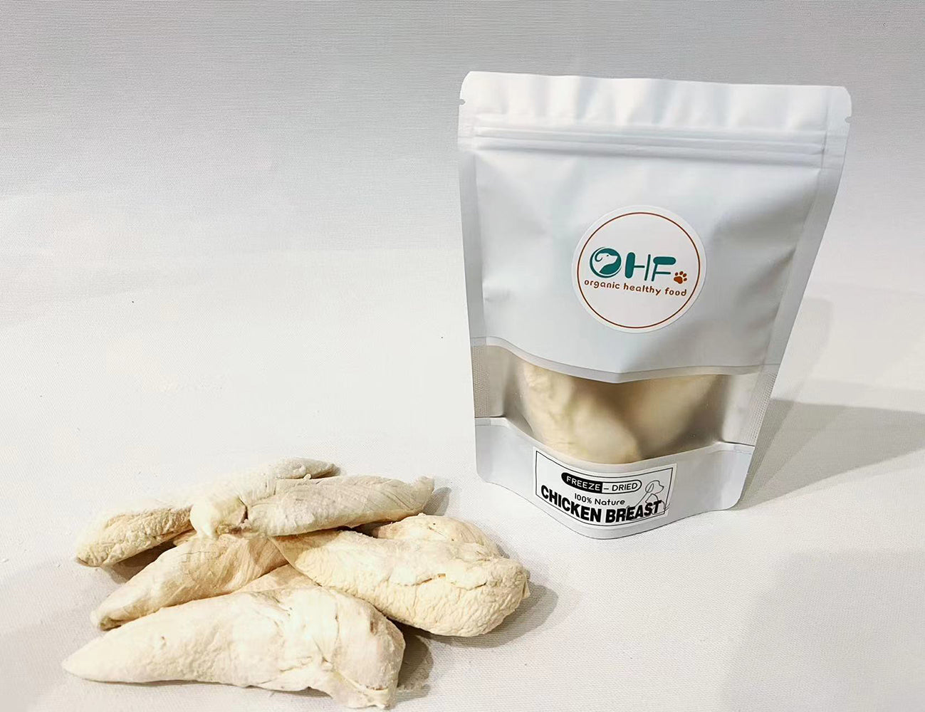 Premium Freeze-Dried Pet Food: Chicken Heart, Neck, Green Lipped Mussels, & Egg Yolk Flavors