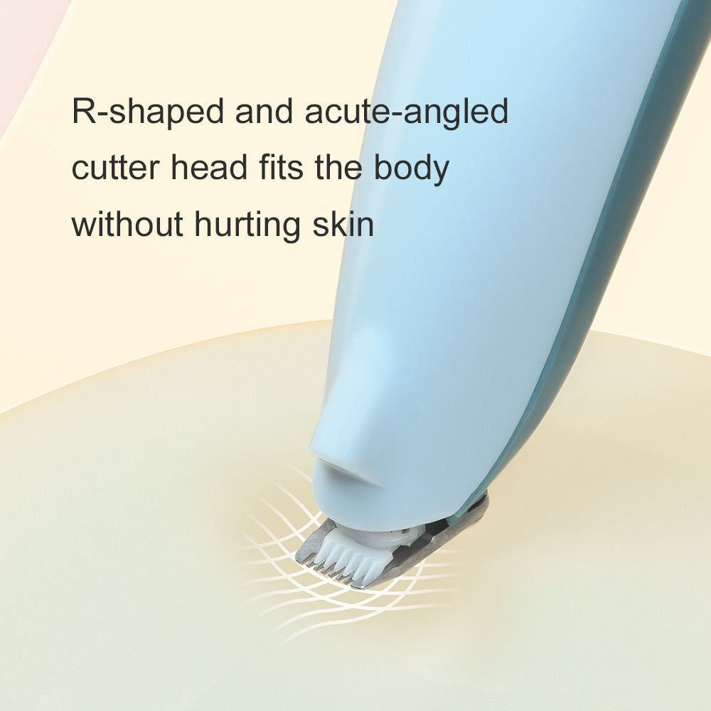 Petpure Pakeway Quiet Electric Pet Hair Trimmer-USB Power charge & with Lamp-Gray