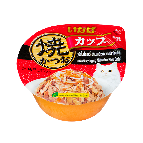 Tuna in Gravy topping Whitebait and Sliced Bonito 6PK-Value Pack