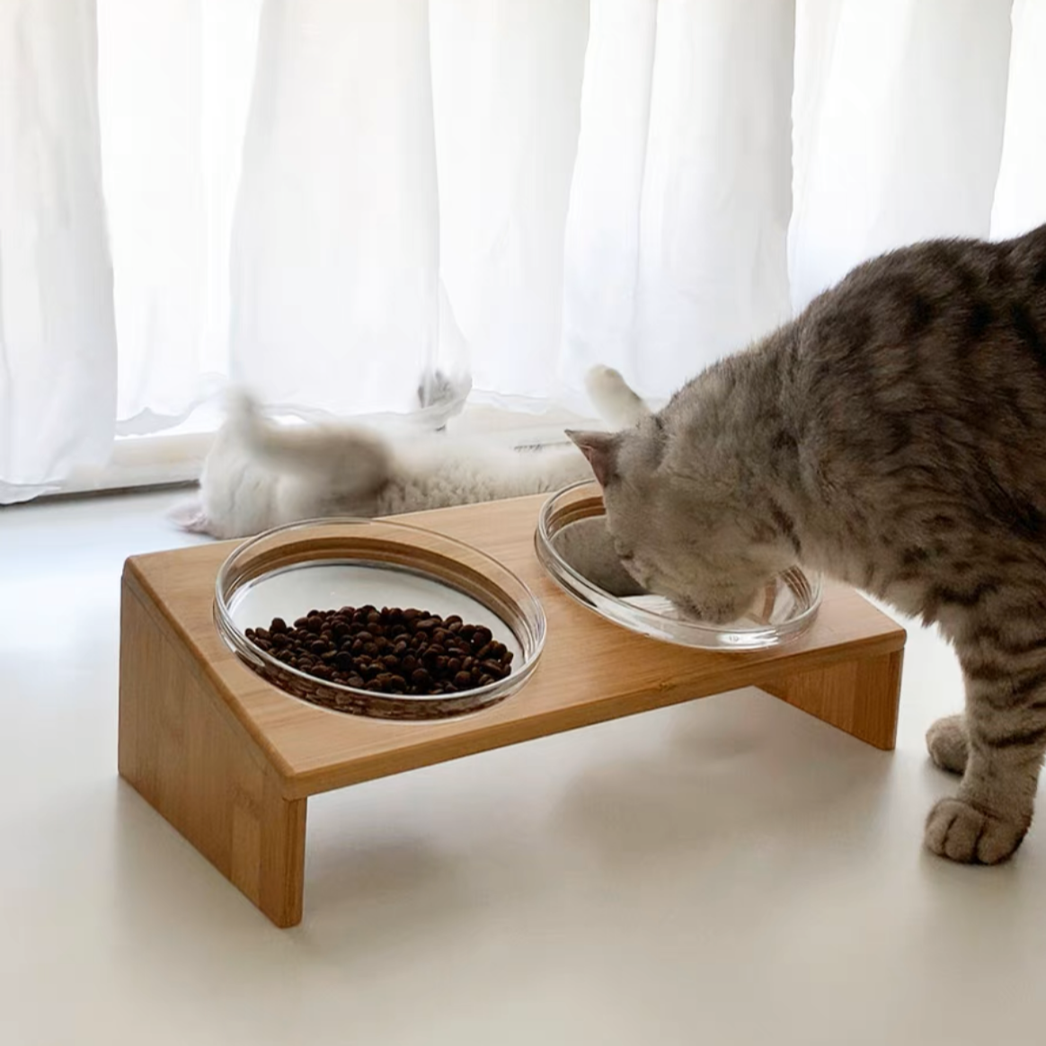 TORA Bamboo Double-Bowl