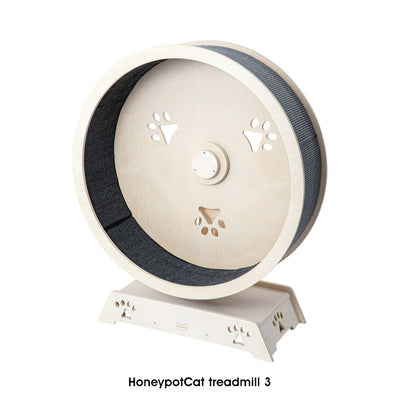 HONEYPOTCAT Cat Wheel Cat Exercise Treadmill Detachable Carpet #220505pro