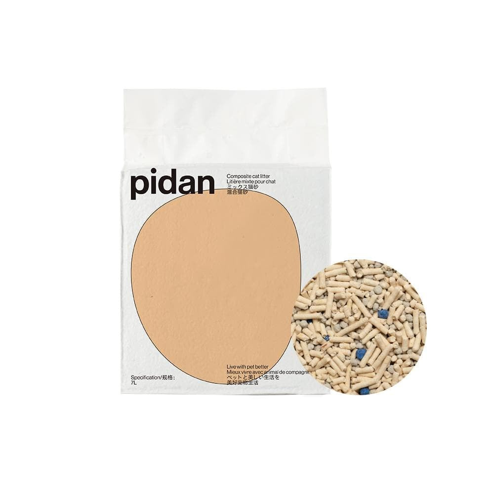 PIDAN Composite Cat Litter - 7L/3.6Kg(Original Tofu+Bentonite) Arrived in 1 to 2 weeks